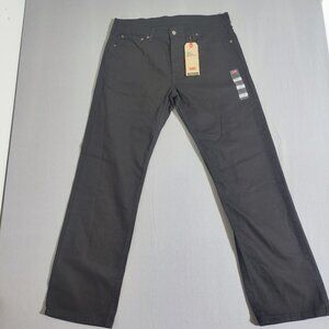 Levi's 569 jeans men's size W36(34)/ L34 black colour loose fit straight stretch